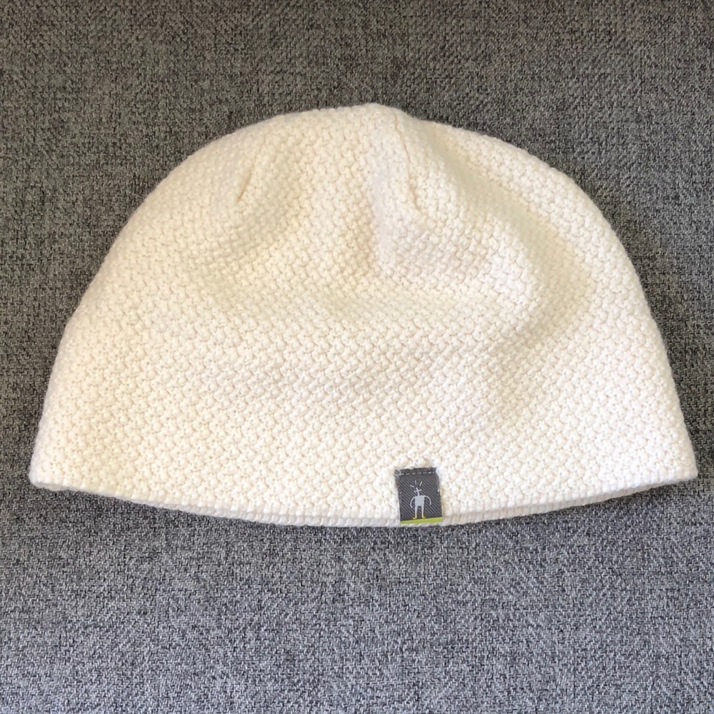 Women’s Smartwool Cream Colored Knit Beanie Hat